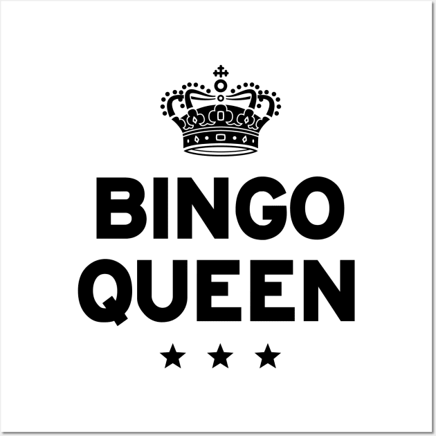 Bingo Queen Bingo couple Wall Art by shirts.for.passions